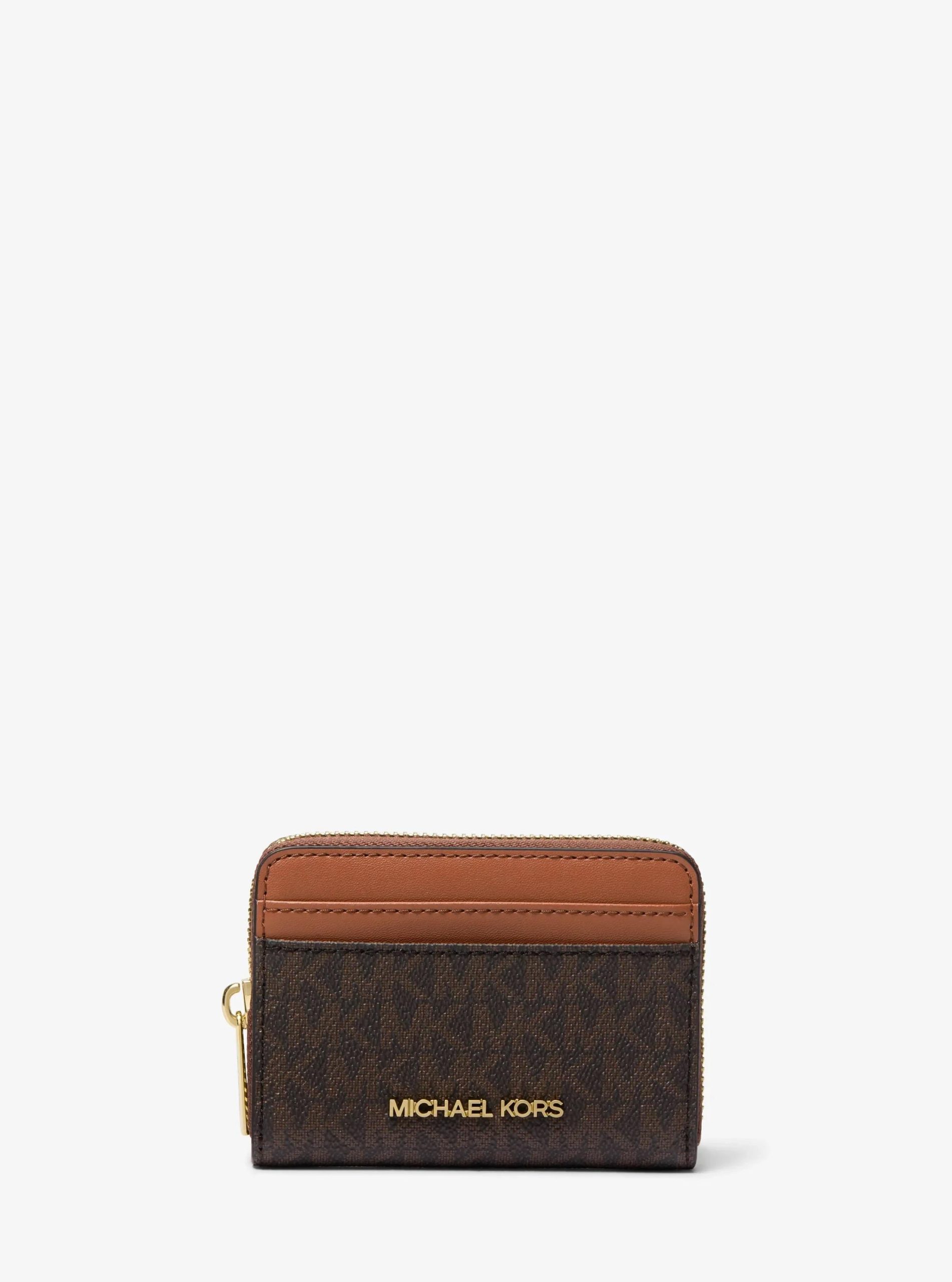 Michael Kors Jet Set Travel Medium Logo Zip-Around Card Case - Preorder