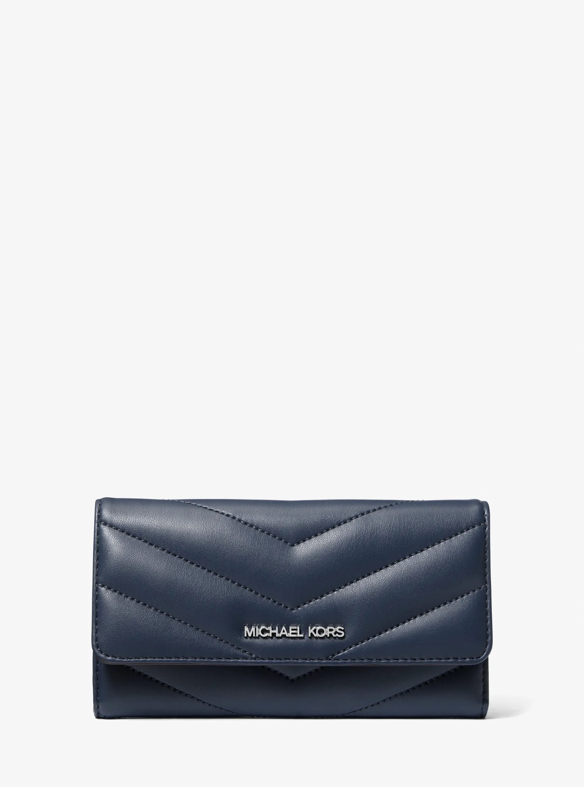 Michael Kors Jet Set Travel Large Quilted Tri-Fold Wallet - Preorder