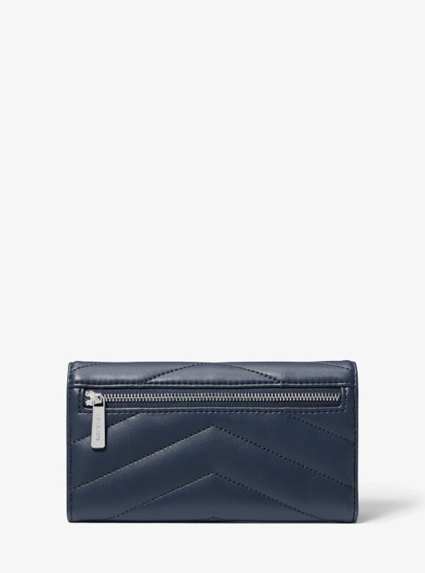 Michael Kors Jet Set Travel Large Quilted Tri-Fold Wallet - Preorder