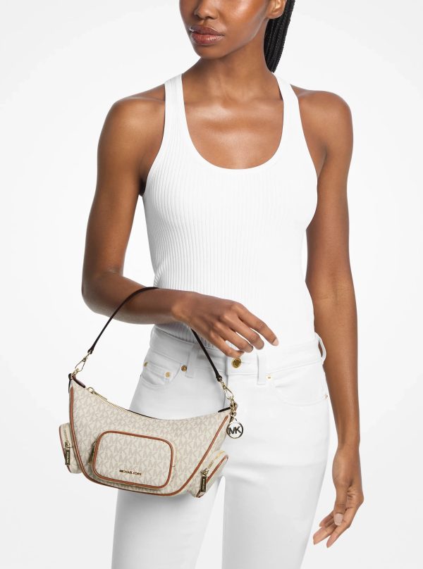 Michael Kors Merritt Small Signature Logo Convertible Shoulder Bag - Preorder