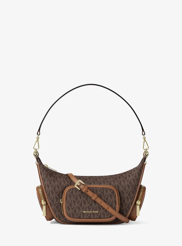 Michael Kors Merritt Small Signature Logo Convertible Shoulder Bag - Preorder