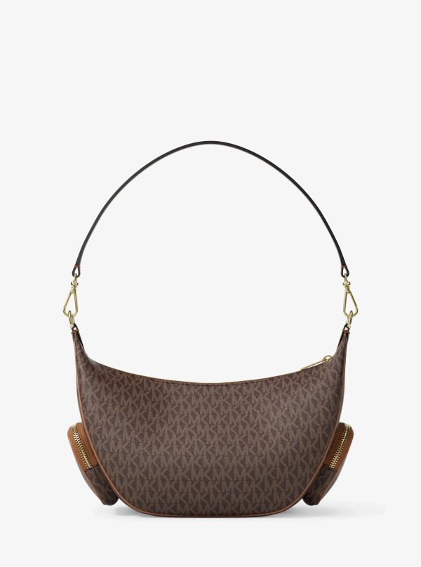 Michael Kors Merritt Medium Signature Logo Convertible Shoulder Bag - Preorder