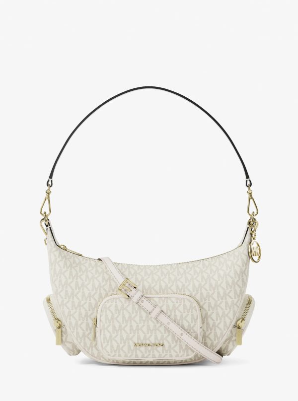 Michael Kors Merritt Medium Signature Logo Convertible Shoulder Bag - Preorder