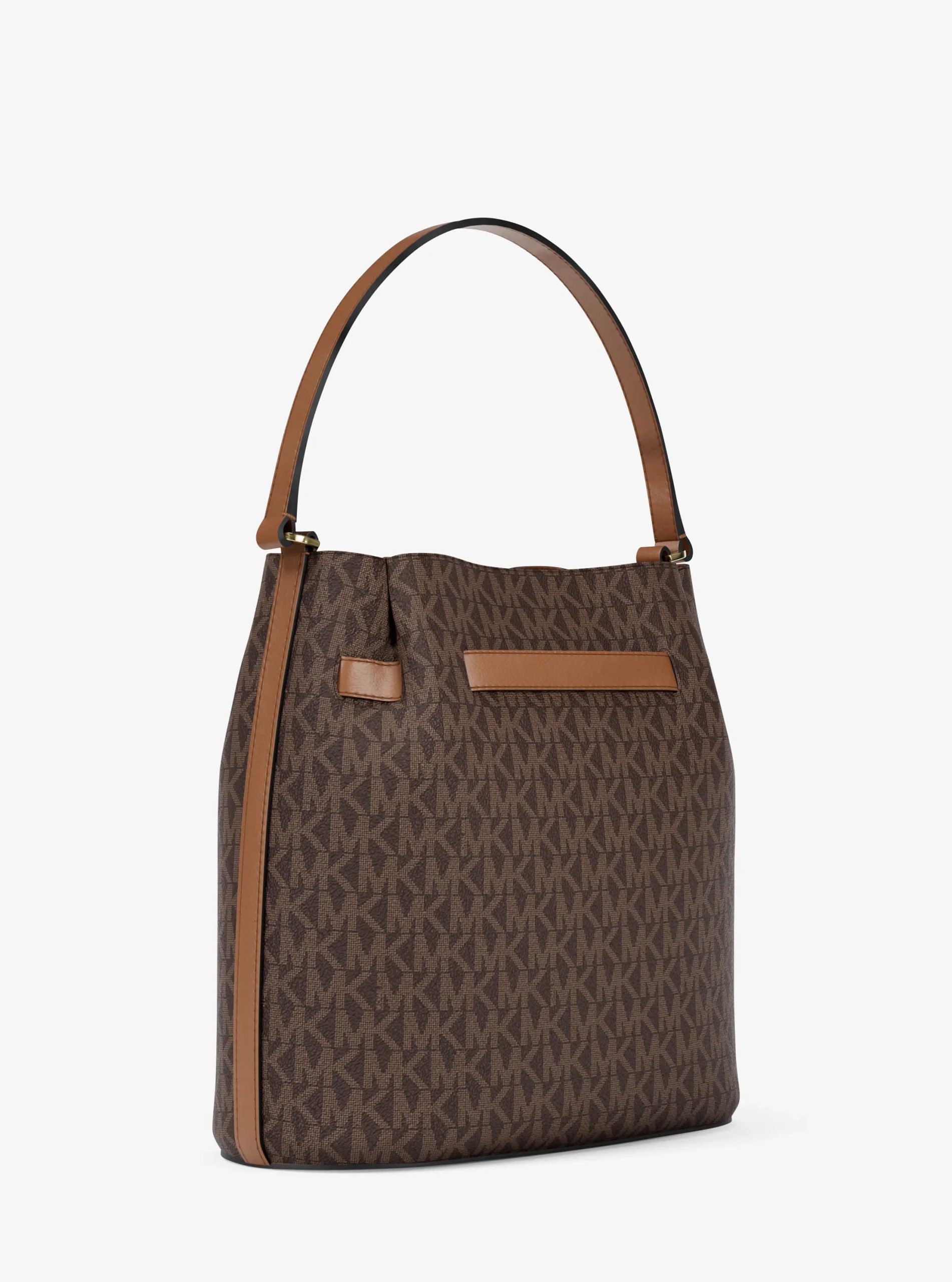 Michael Kors Carson Medium Signature Logo Convertible Bucket Crossbody Bag - Preorder