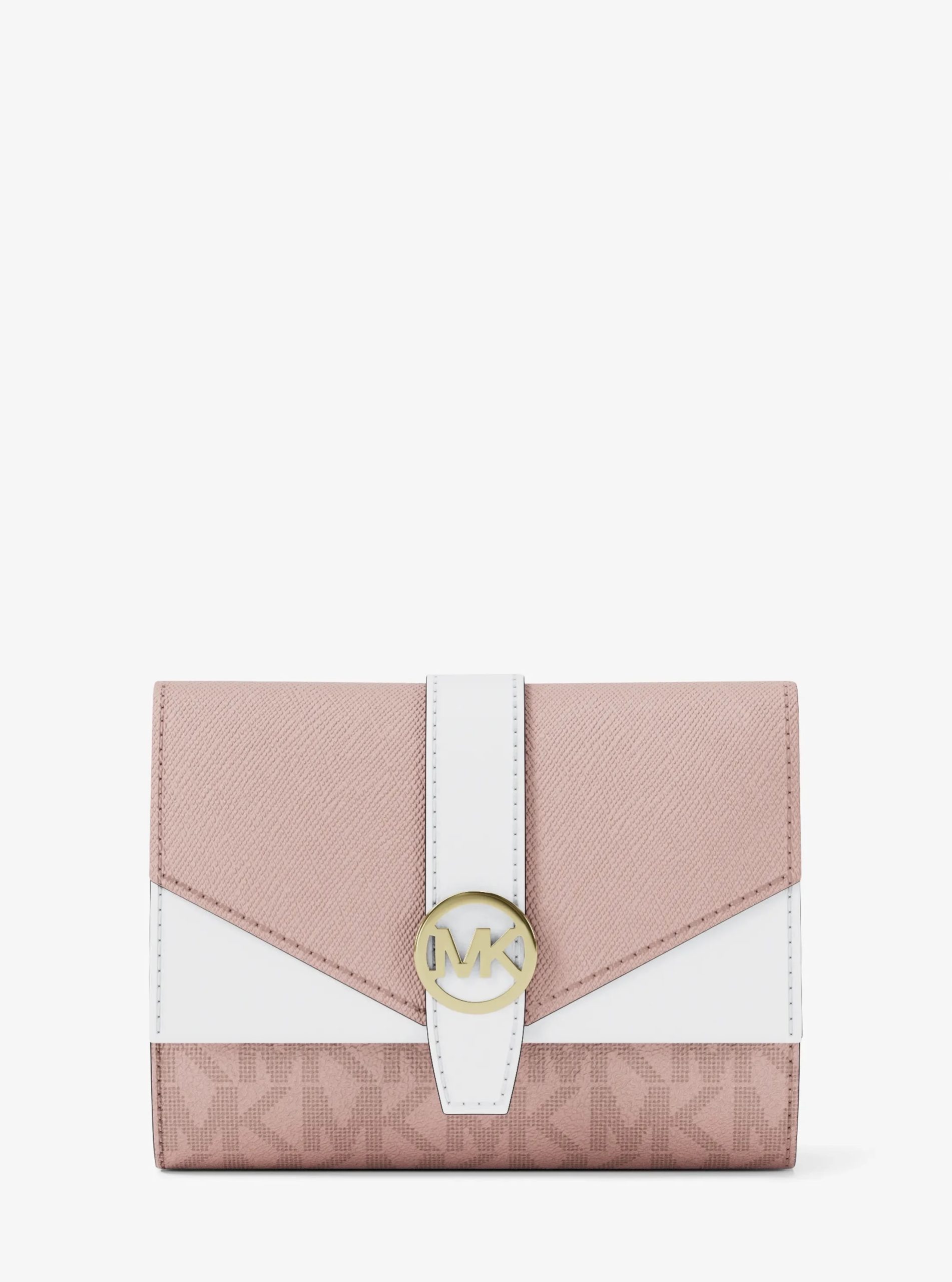 Michael Kors Greenwich Medium Signature Logo Trifold Wallet - Preorder