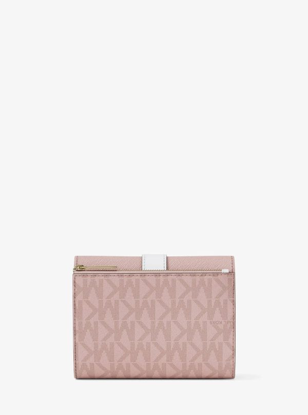 Michael Kors Greenwich Medium Signature Logo Trifold Wallet - Preorder