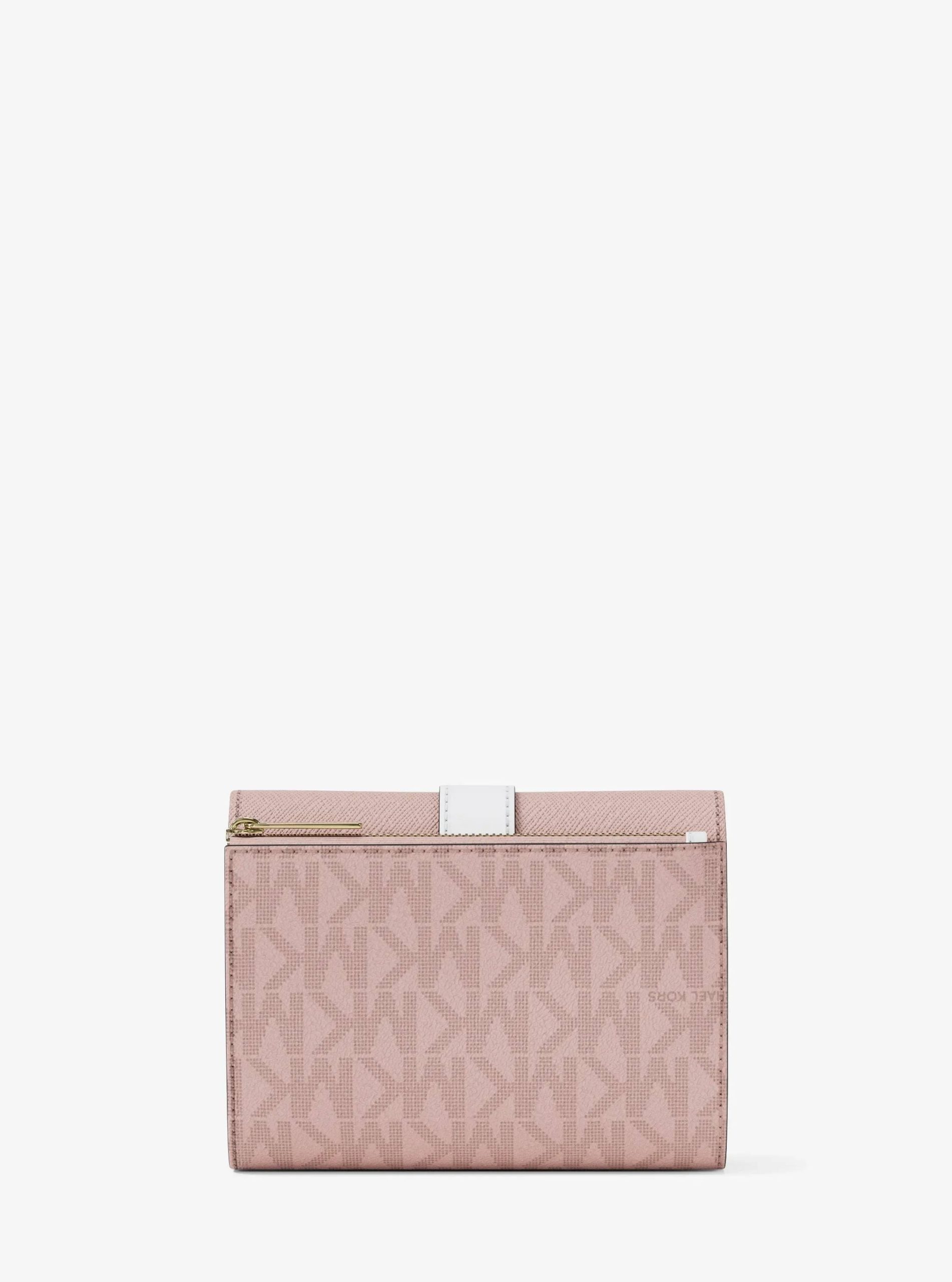 Michael Kors Greenwich Medium Signature Logo Trifold Wallet - Preorder