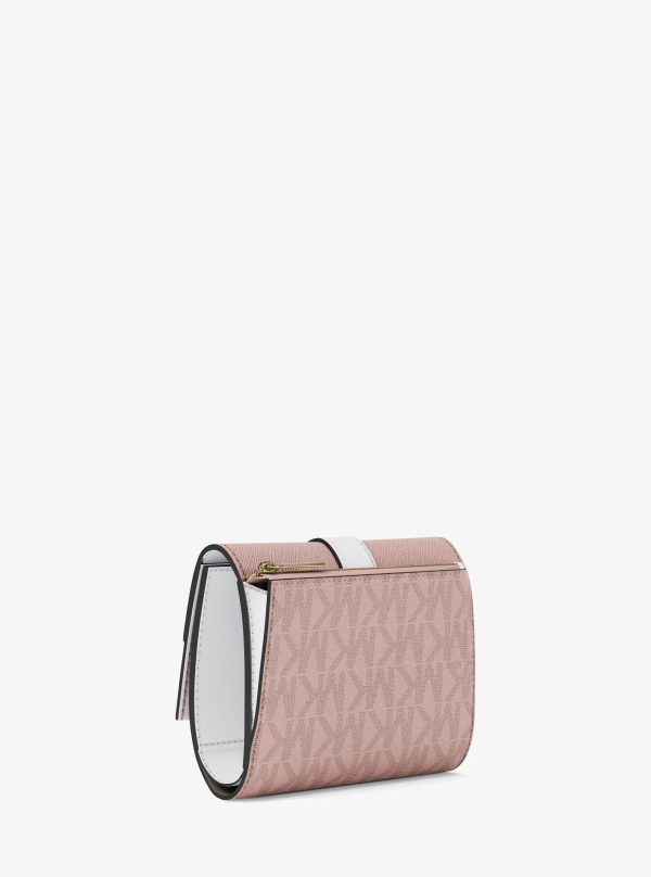 Michael Kors Greenwich Medium Signature Logo Trifold Wallet - Preorder