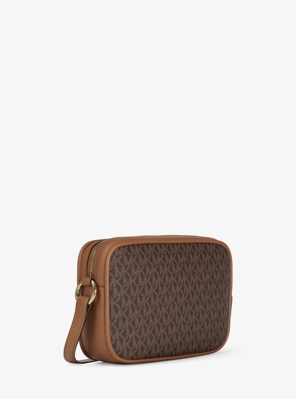 Michael Kors Jet Set Travel Large Signature logo Camera Crossbody Bag - Preorder
