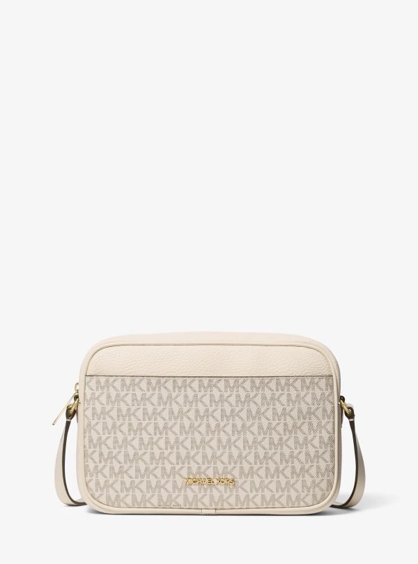 Michael Kors Jet Set Travel Large Signature logo Camera Crossbody Bag - Preorder