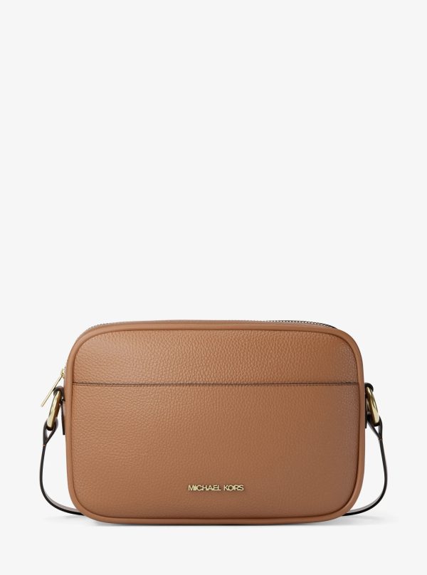 Michael Kors Jet Set Large Pebbled Leather Camera Crossbody Bag - Preorder