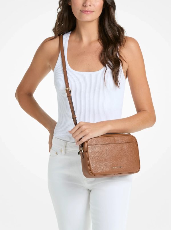 Michael Kors Jet Set Large Pebbled Leather Camera Crossbody Bag - Preorder