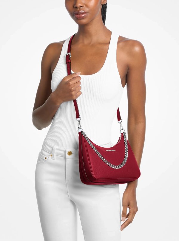 Michael Kors Jet Set Large Pebbled Leather Convertible Crossbody Bag - Preorder