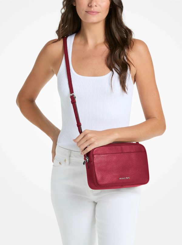Michael Kors Jet Set Large Pebbled Leather Camera Crossbody Bag - Preorder