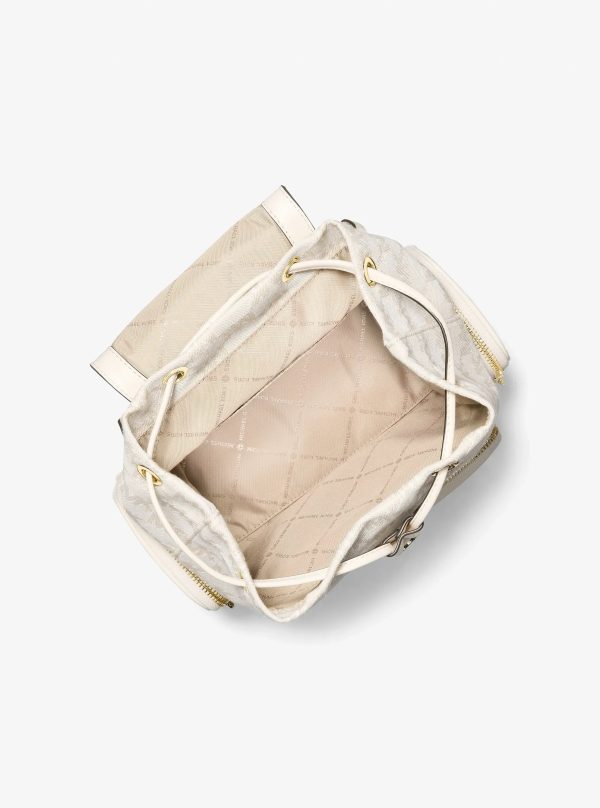 Michael Kors Merritt Small Logo Jacquard Cargo Backpack - Preorder