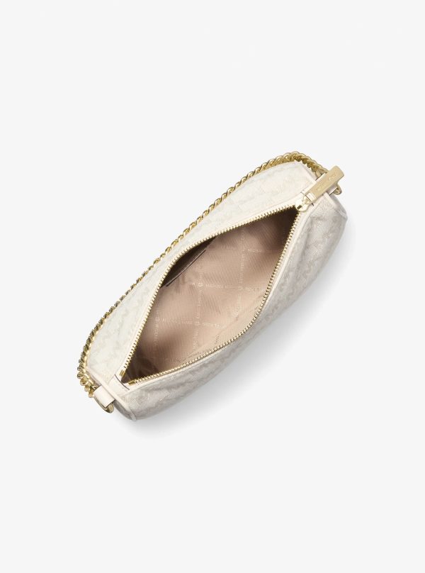 Michael Kors Carmela Medium Logo Jacquard Convertible Crossbody Bag - Preorder