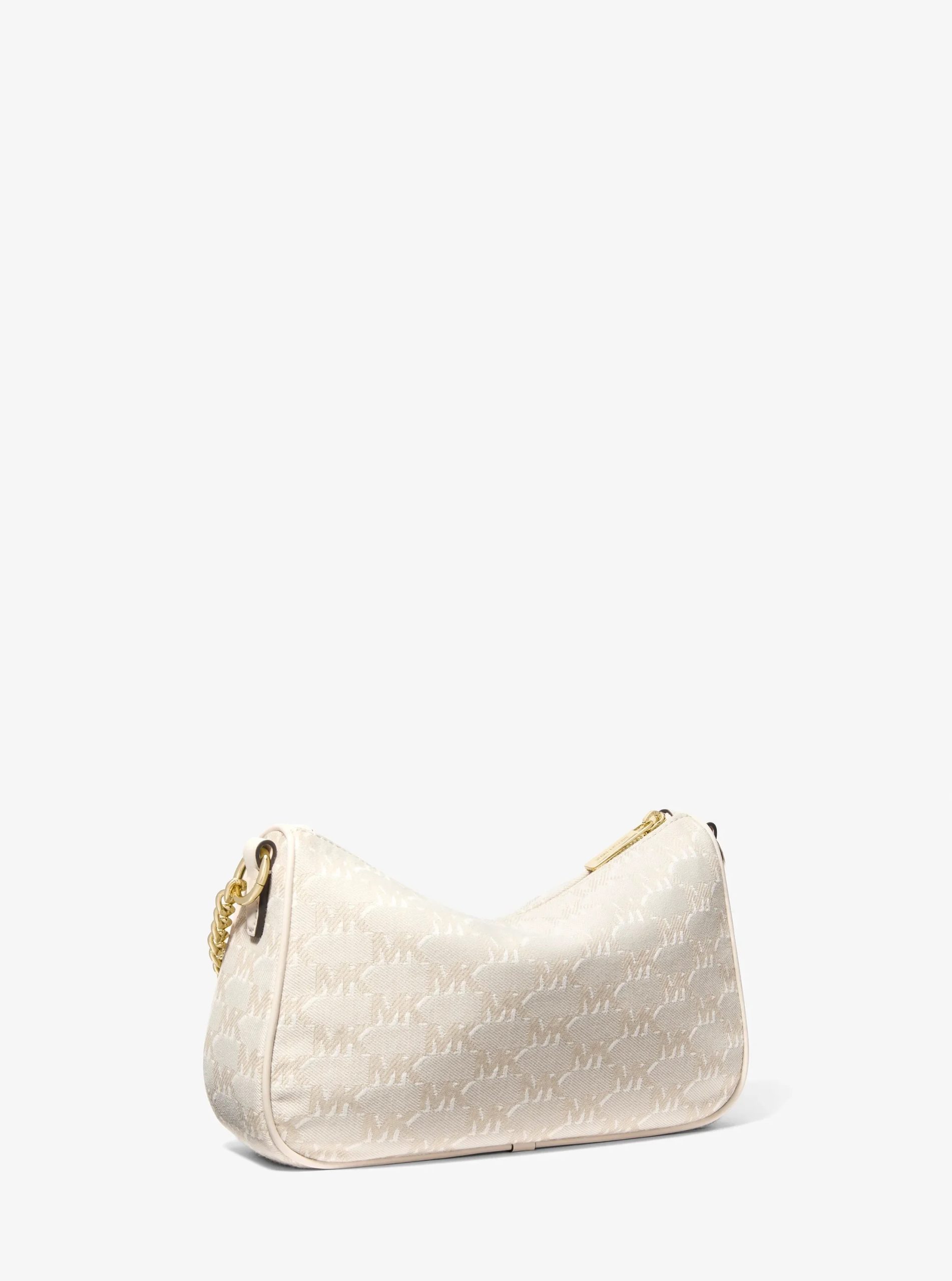Michael Kors Carmela Medium Logo Jacquard Convertible Crossbody Bag - Preorder