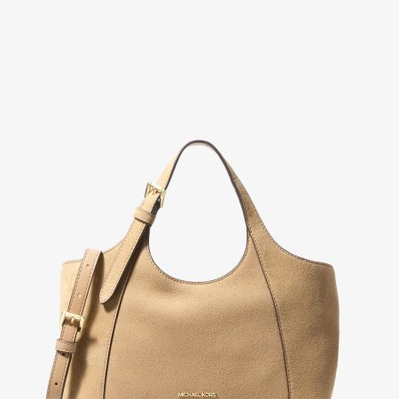 Michael Kors Bernie Small Satchel - Preorder — Camel