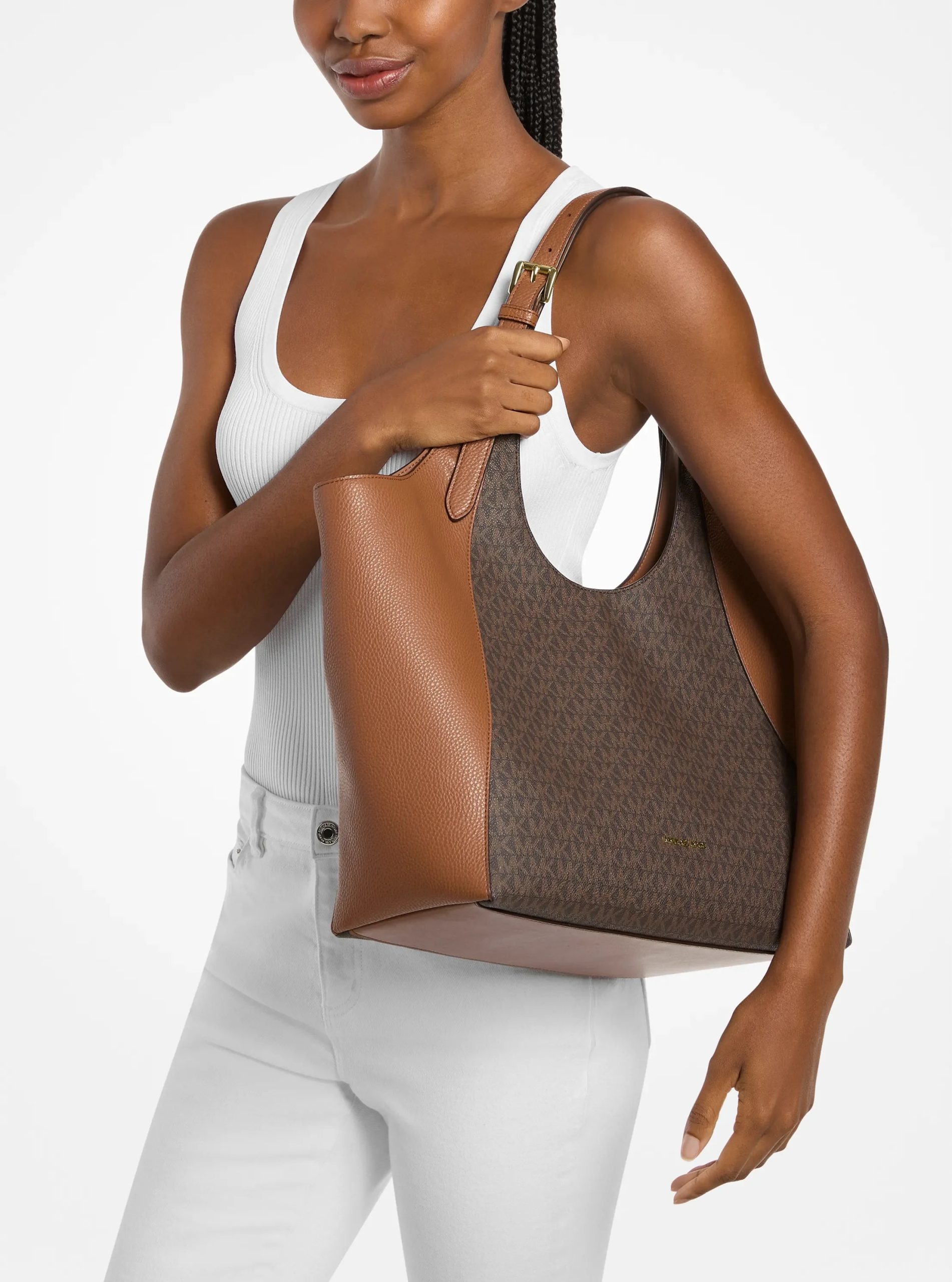 Michael Kors Bernie Large Signature Logo Tote Bag - Preorder