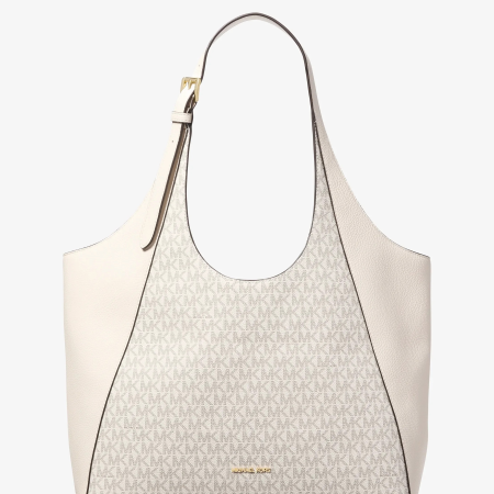 Michael Kors Bernie Large Signature Logo Tote Bag - Preorder — Lt Crm Multi