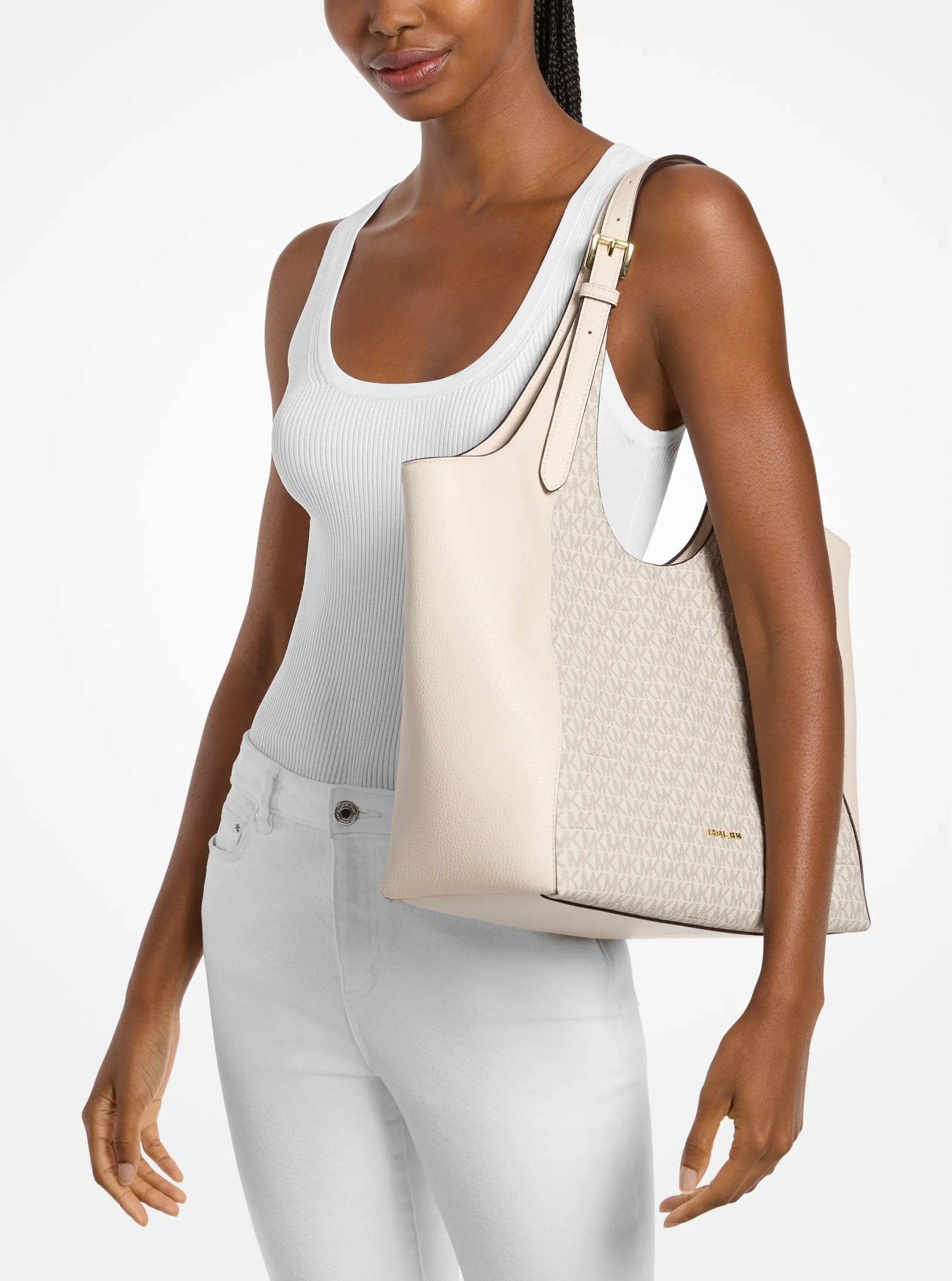 Michael Kors Bernie Large Signature Logo Tote Bag - Preorder