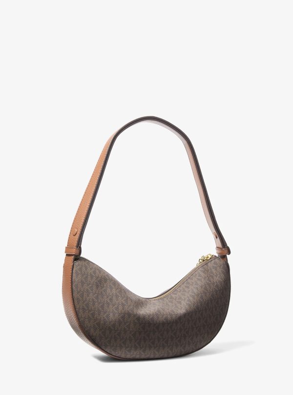 Michael Kors Roey Medium Signature Logo Crescent Convertible Crossbody Bag - Preorder