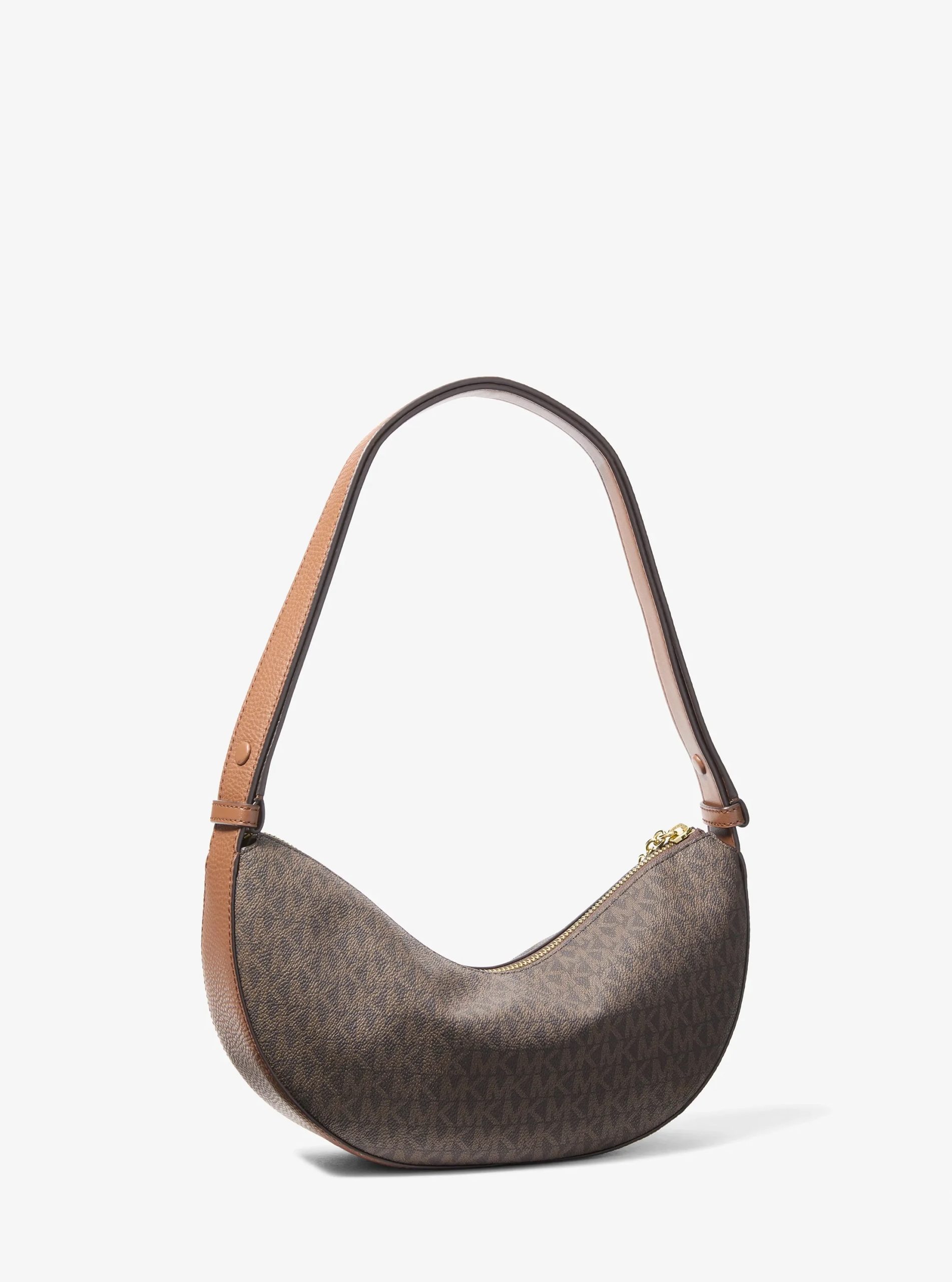 Michael Kors Roey Medium Signature Logo Crescent Convertible Crossbody Bag - Preorder - Image 8