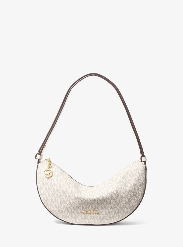 Michael Kors Roey Medium Signature Logo Crescent Convertible Crossbody Bag - Preorder