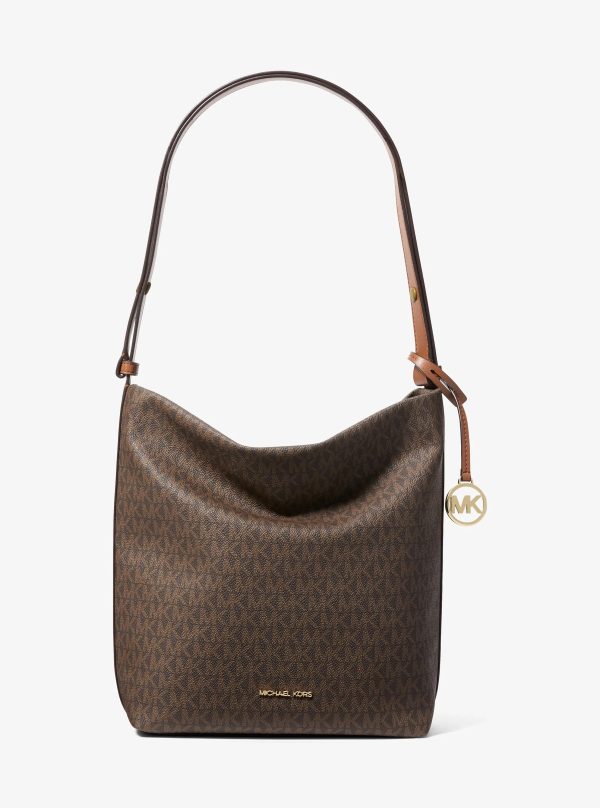 Michael Kors Roey Medium Signature Logo Bucket Messenger Bag - Preorder