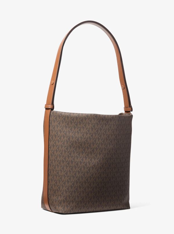 Michael Kors Roey Medium Signature Logo Bucket Messenger Bag - Preorder