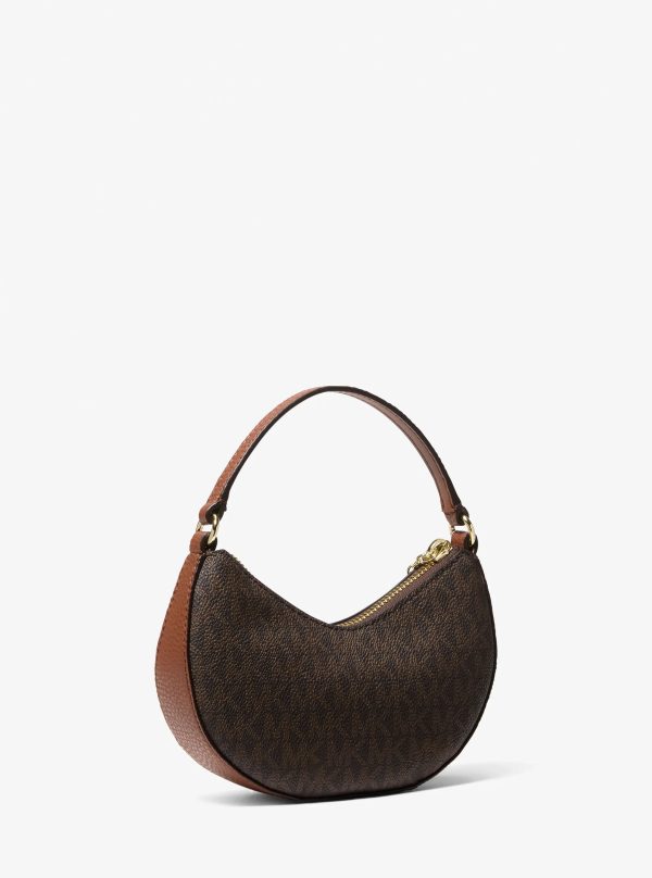 Michael Kors Roey Signature Logo Convertible Crescent Crossbody Bag - Preorder