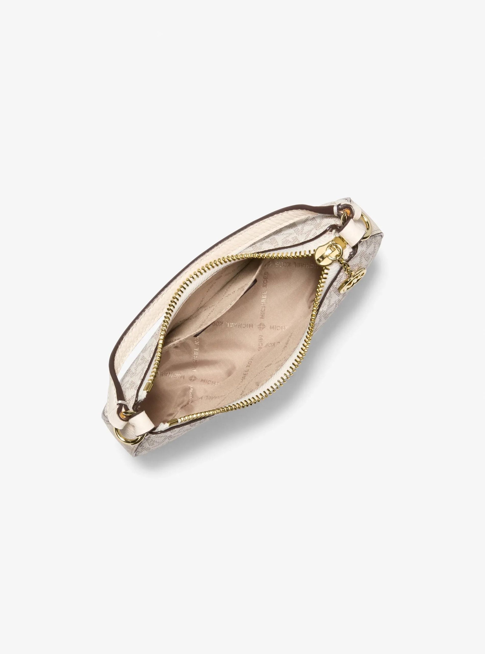 Michael Kors Roey Signature Logo Convertible Crescent Crossbody Bag - Preorder - Image 2