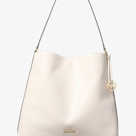 Michael Kors Sammy Large Pebbled Leather Hobo Shoulder Bag - Preorder — Lt Cream