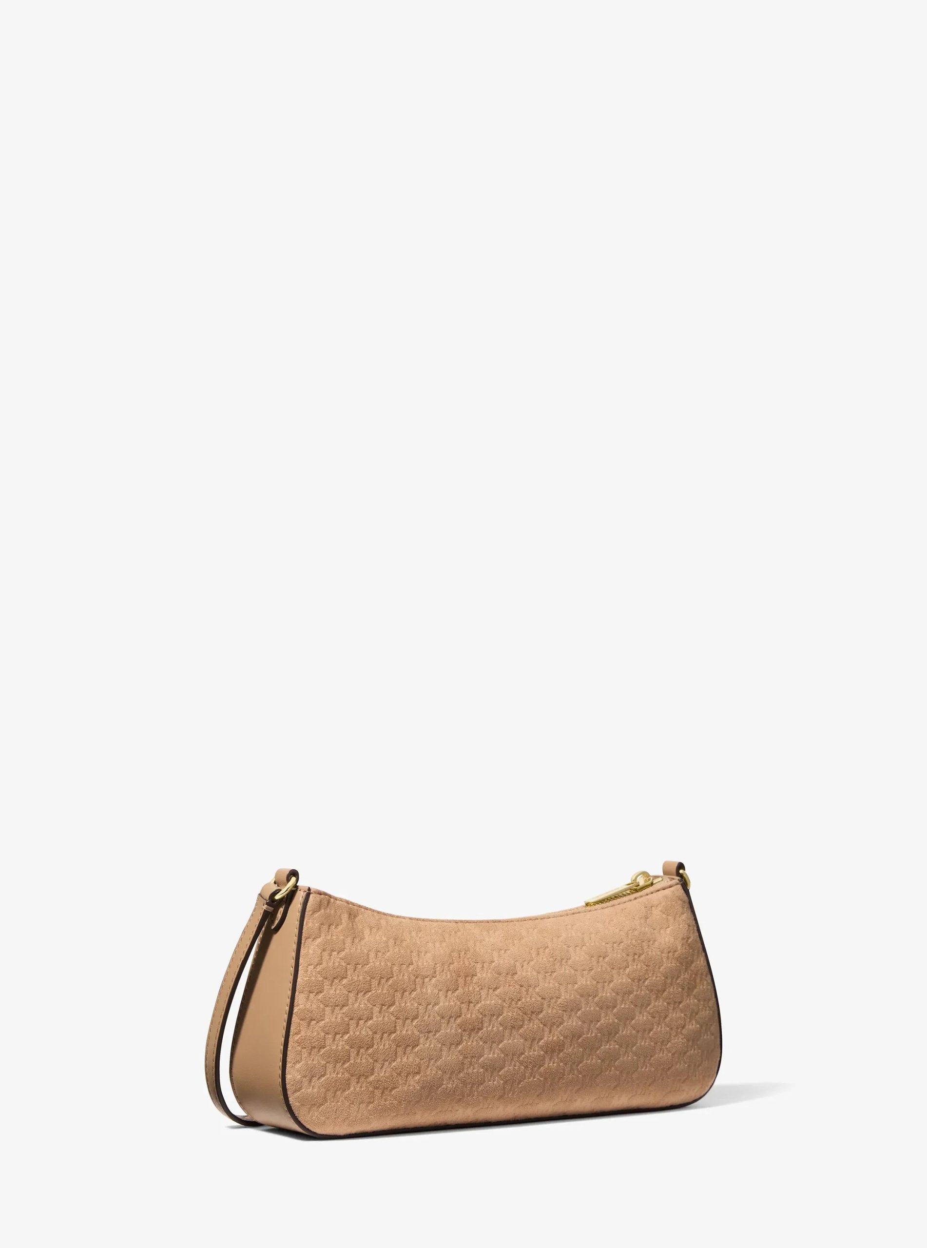 Michael Kors Sammy Small Logo Debossed Polyester Microsuede Pochette - Preorder