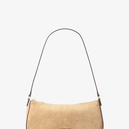Michael Kors Sammy Small Studded Pochette - Preorder — Camel