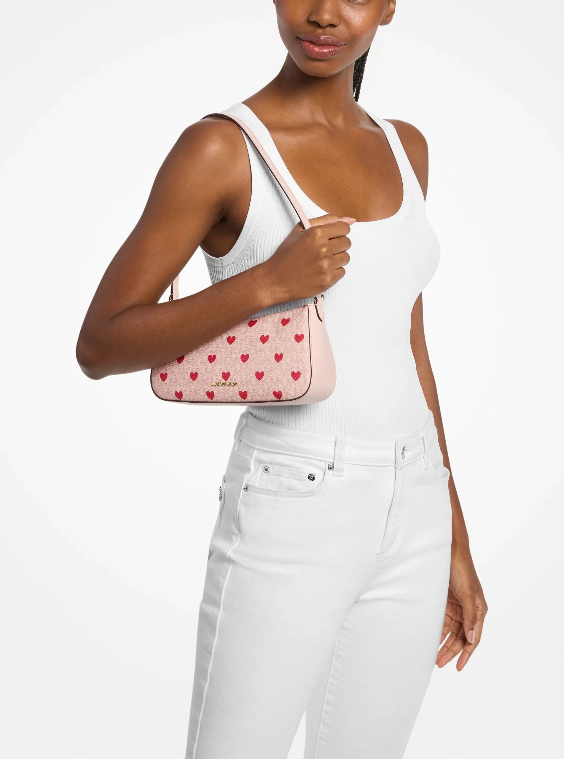 Michael Kors Sammy Small Printed Signature Logo Pochette - Preorder