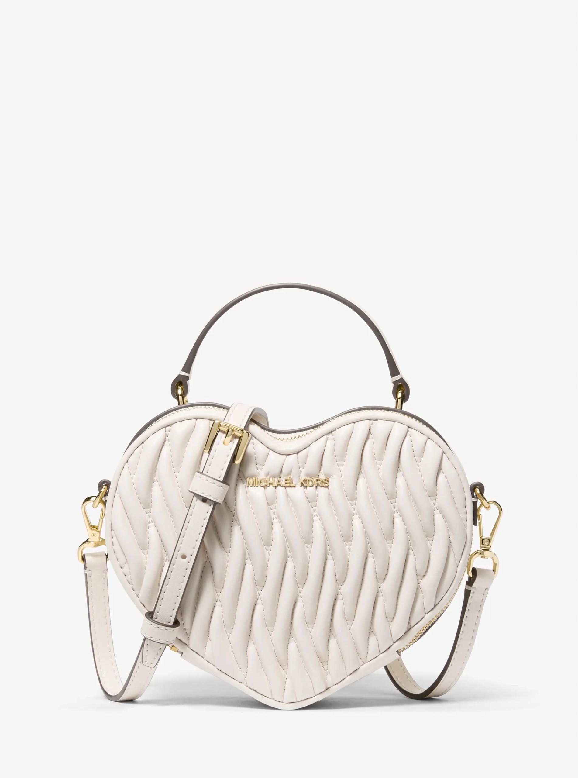 Michael Kors Jet Set Travel Small Matelassé Heart Crossbody Bag - Preorder