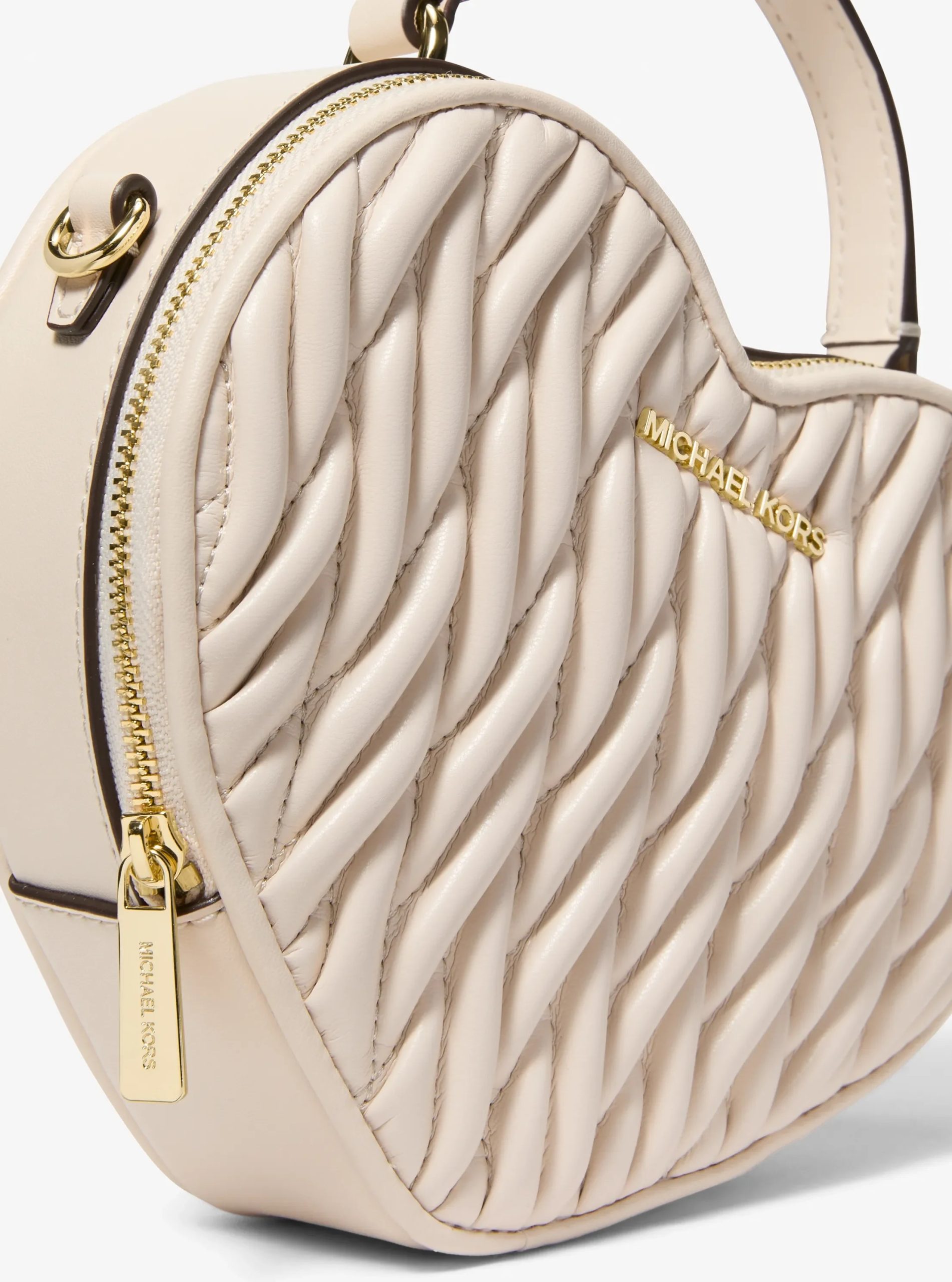 Michael Kors Jet Set Travel Small Matelassé Heart Crossbody Bag - Preorder