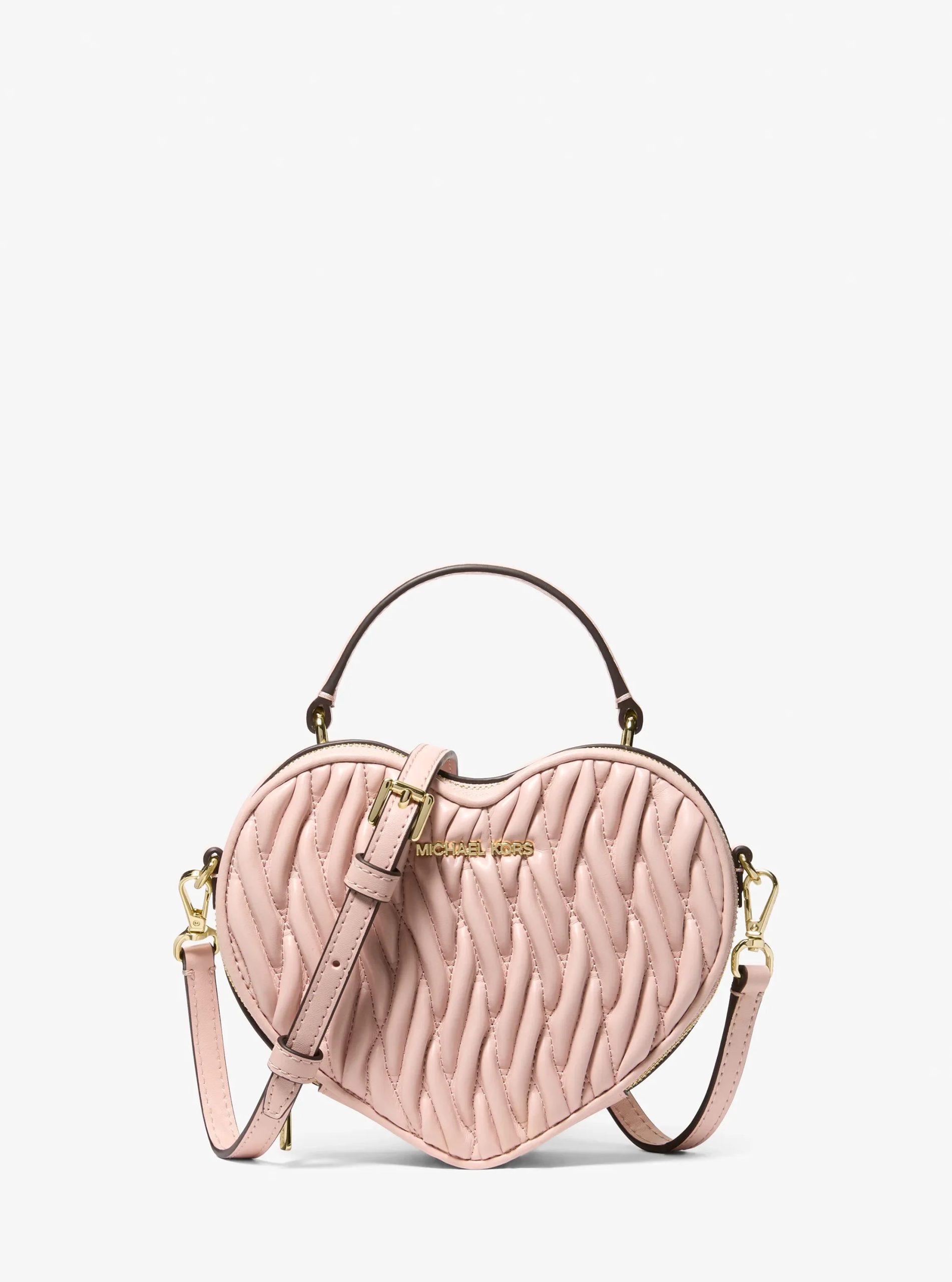 Michael Kors Jet Set Travel Small Matelassé Heart Crossbody Bag - Preorder