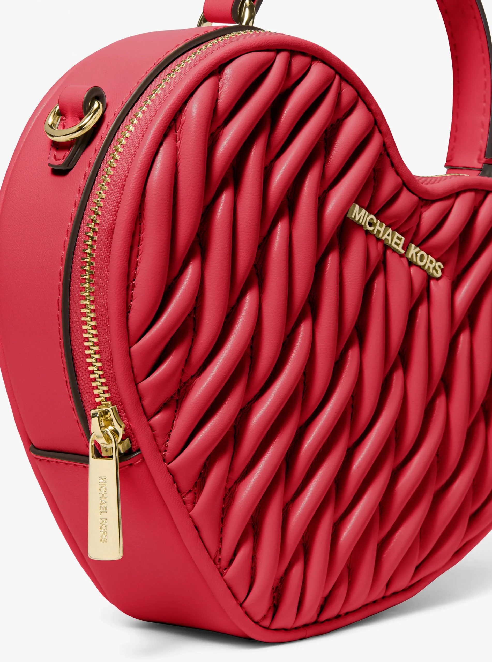 Michael Kors Jet Set Travel Small Matelassé Heart Crossbody Bag - Preorder