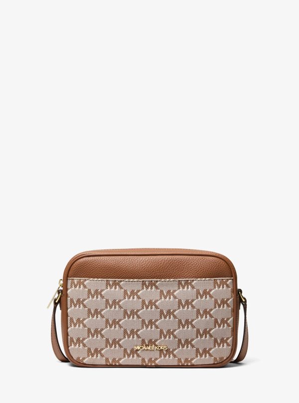 Michael Kors Jet Set Travel Large Logo Jacquard Camera Crossbody Bag - Preorder
