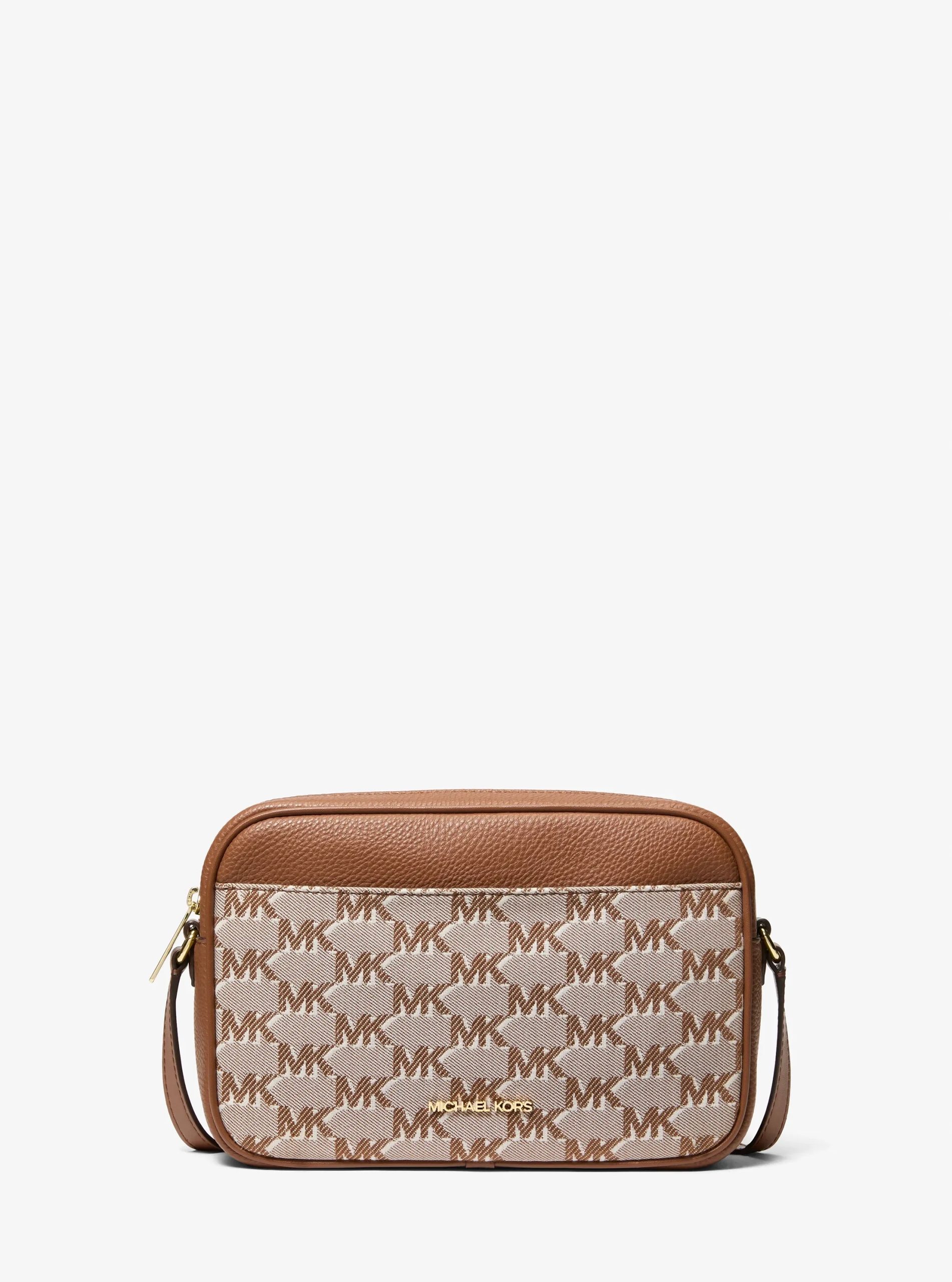 Michael Kors Jet Set Travel Large Logo Jacquard Camera Crossbody Bag - Preorder