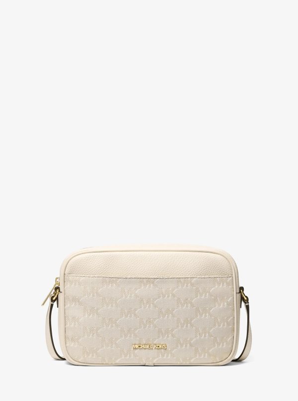Michael Kors Jet Set Travel Large Logo Jacquard Camera Crossbody Bag - Preorder