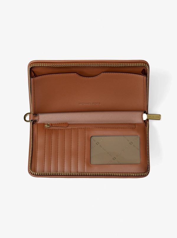Michael Kors Jet Set Travel Large Logo Jacquard Smartphone Wallet - Preorder