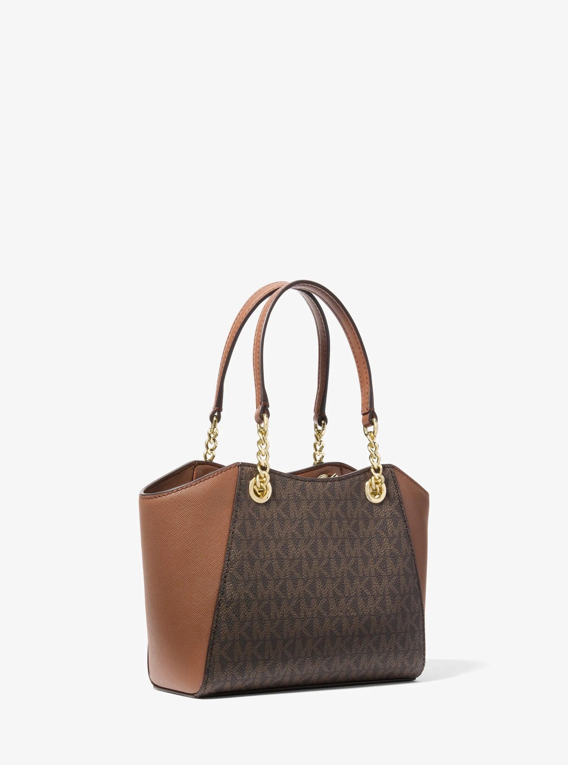 Michael Kors Jet Set Travel Small Signature Logo and Smooth Tote Bag - Preorder