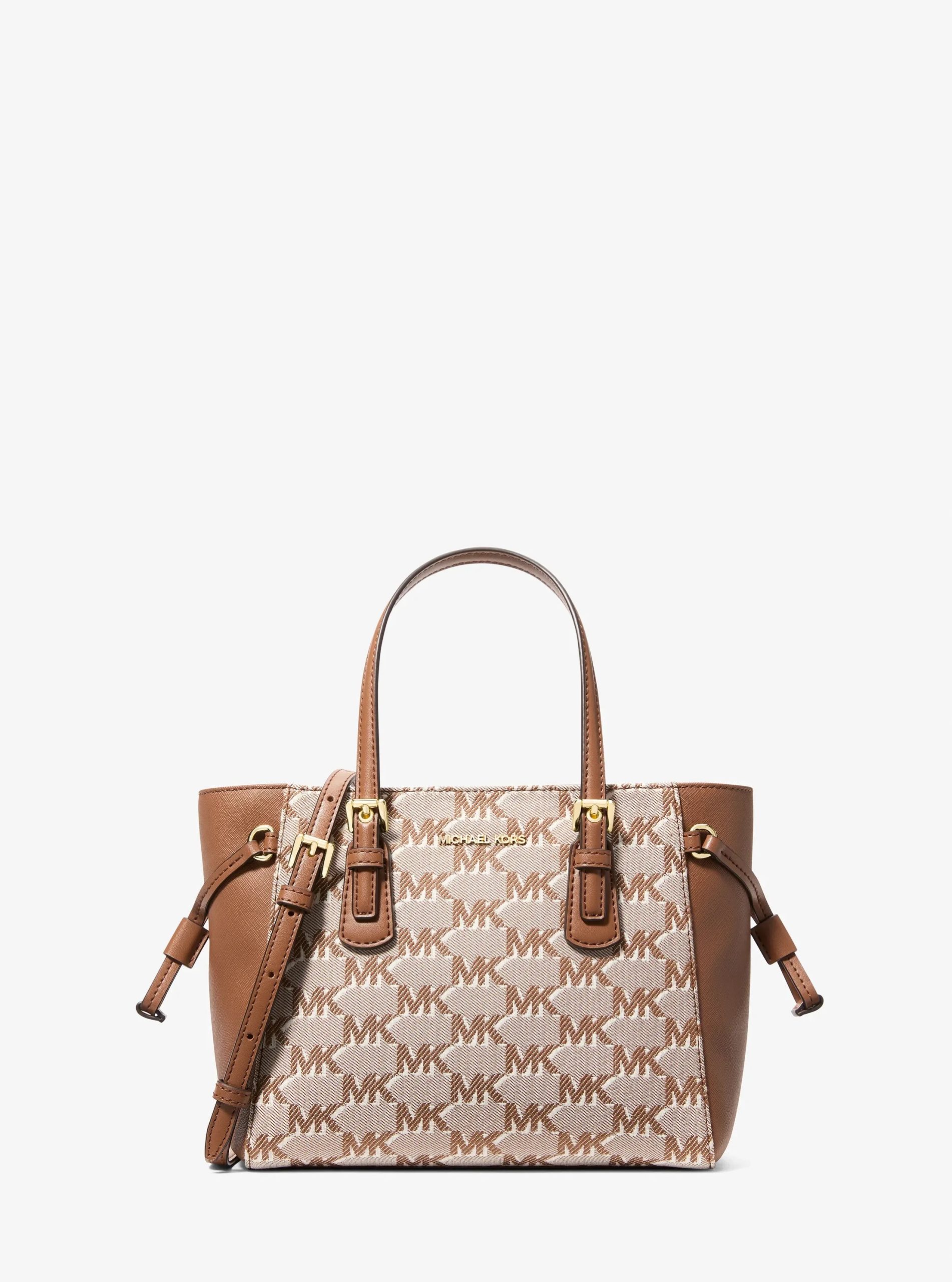 Michael Kors Voyager Extra-Small Logo Jacquard Convertible Crossbody Bag - Preorder - Image 6