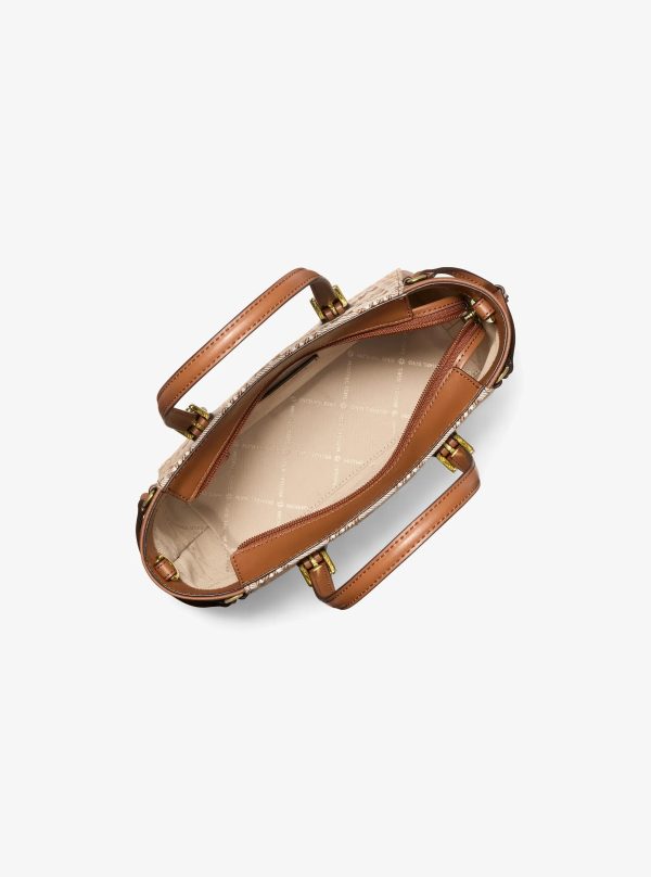 Michael Kors Voyager Extra-Small Logo Jacquard Convertible Crossbody Bag - Preorder