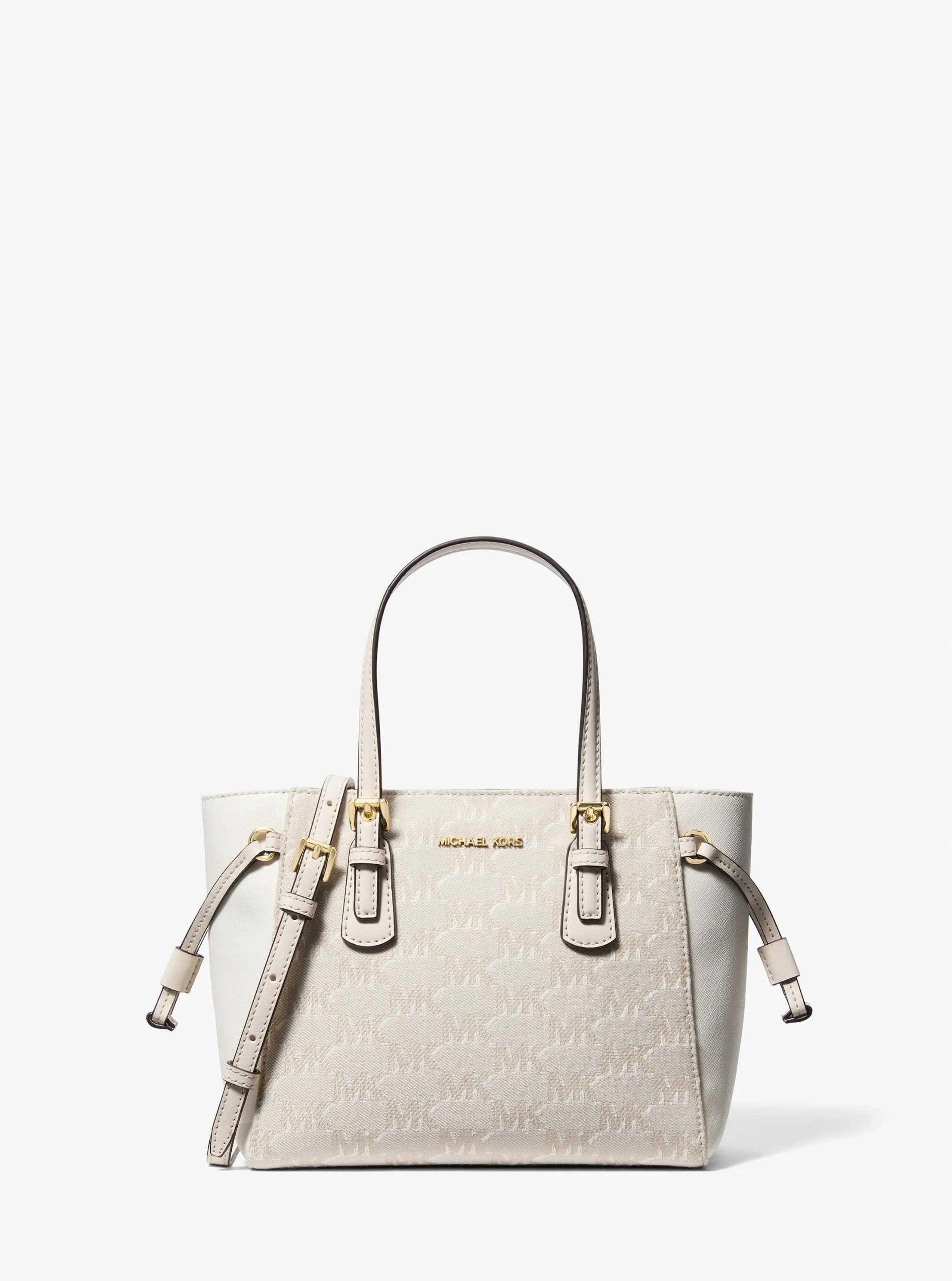 Michael Kors Voyager Extra-Small Logo Jacquard Convertible Crossbody Bag - Preorder