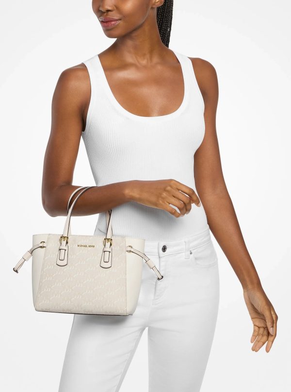 Michael Kors Voyager Extra-Small Logo Jacquard Convertible Crossbody Bag - Preorder