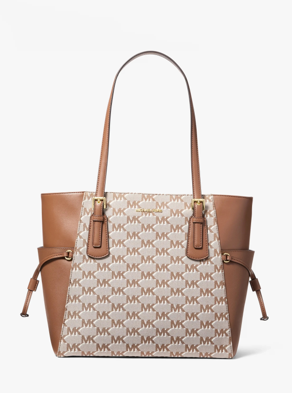 Michael Kors Voyager Large Logo Jacquard Tote Bag - Preorder
